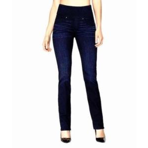 SPANX The Signature Straight Dark Dipped Jeans